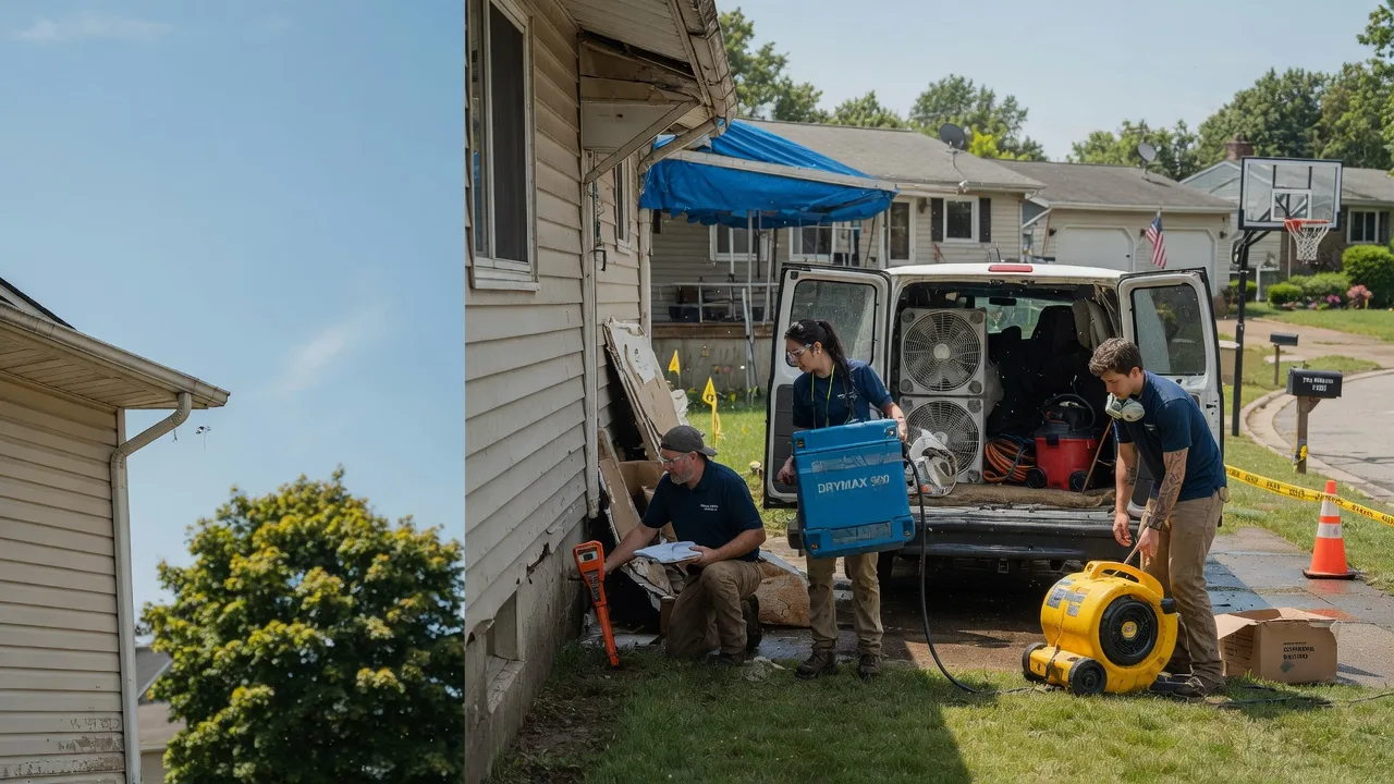 Ceiling Leak Cleanup in Waukegan, IL near me
