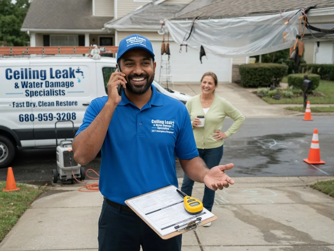 Ceiling Leak Cleanup Waukegan, IL FAQs